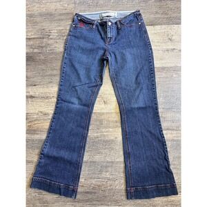 Delicious Curves By Mudd Low‎ rise Women's Jeans Cherries Waist 32 (Call Out)
